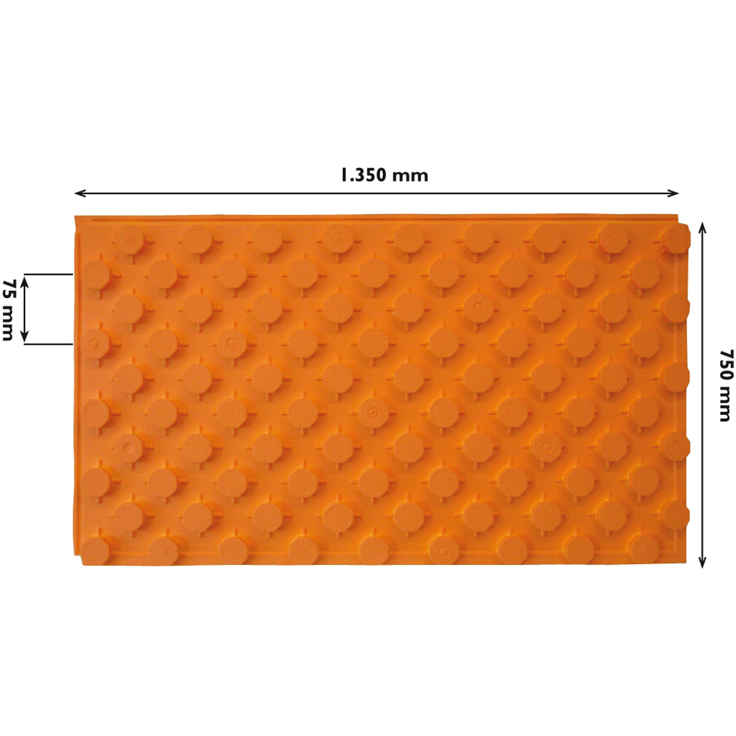 Panel LKN Climafloor Termoacústico plastificado con tetones